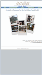 Mobile Screenshot of metallbaupanek.de